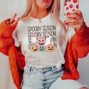 Spooky Season Graphic T-shirt, Halloween T-shirt, Halloween Shirt, Unisex